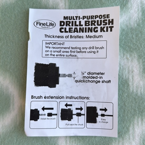 FineLife Multi-Purpose Drill Brush Cleaning Kit - Picture 4 of 6